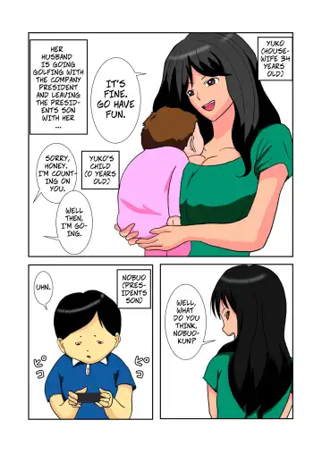 Shachou no Musuko o Azukattara Bonyuu o Suwareta Bakari ka.. | I was breastfeeding when the Boss's son... Fhentai - Page 2