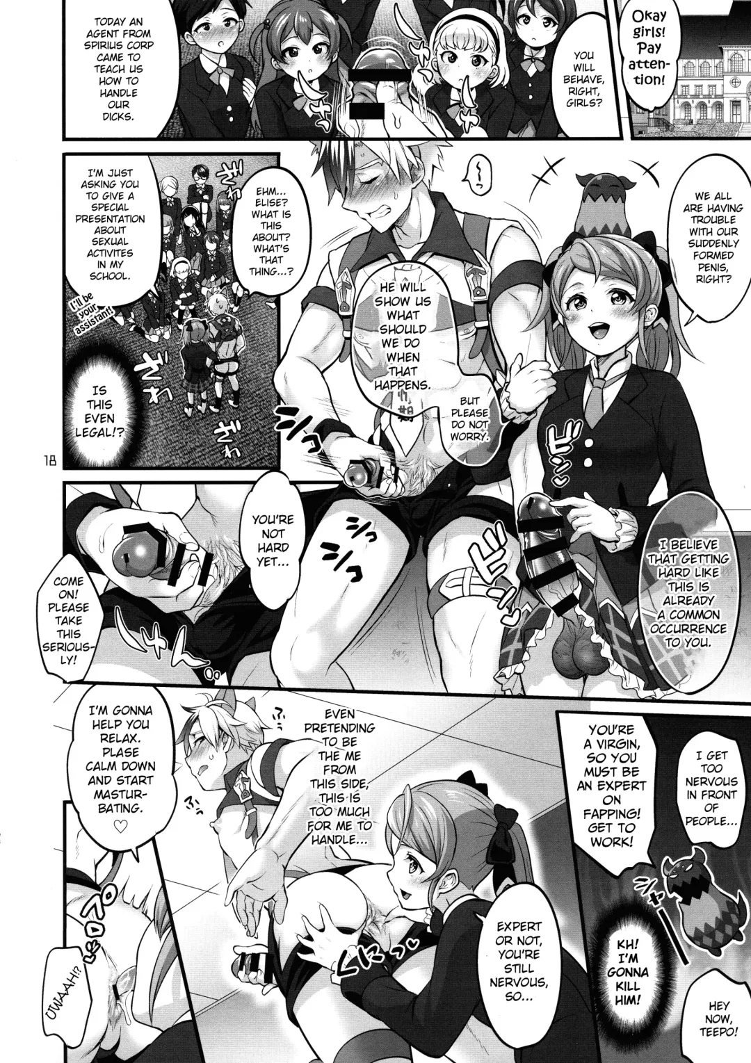 [Tokimachi Eisei] Totsu Nyuu Futanari Darake no Bunshi Sekai Fhentai - Page 18