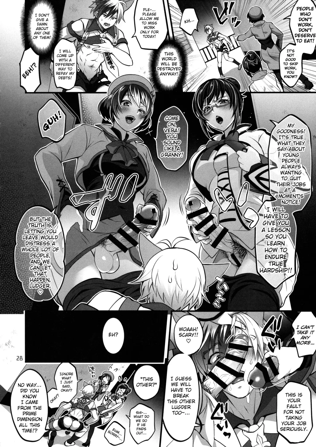 [Tokimachi Eisei] Totsu Nyuu Futanari Darake no Bunshi Sekai Fhentai - Page 28