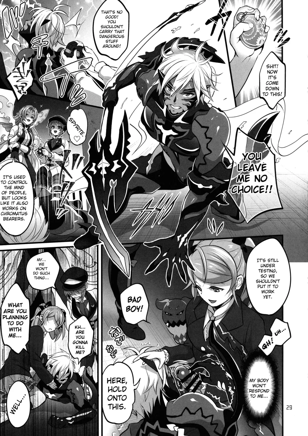 [Tokimachi Eisei] Totsu Nyuu Futanari Darake no Bunshi Sekai Fhentai - Page 29