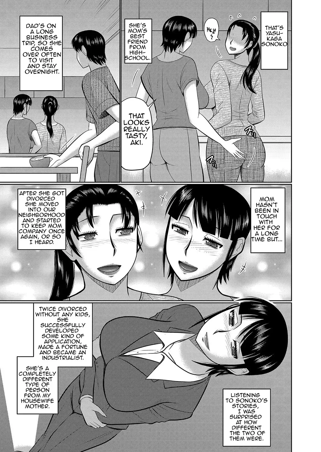 [Hatakeyama Tohya] Haha no Shinyuu Boku no Aijin | My Mom's Best Friend is My Lover Fhentai - Page 3