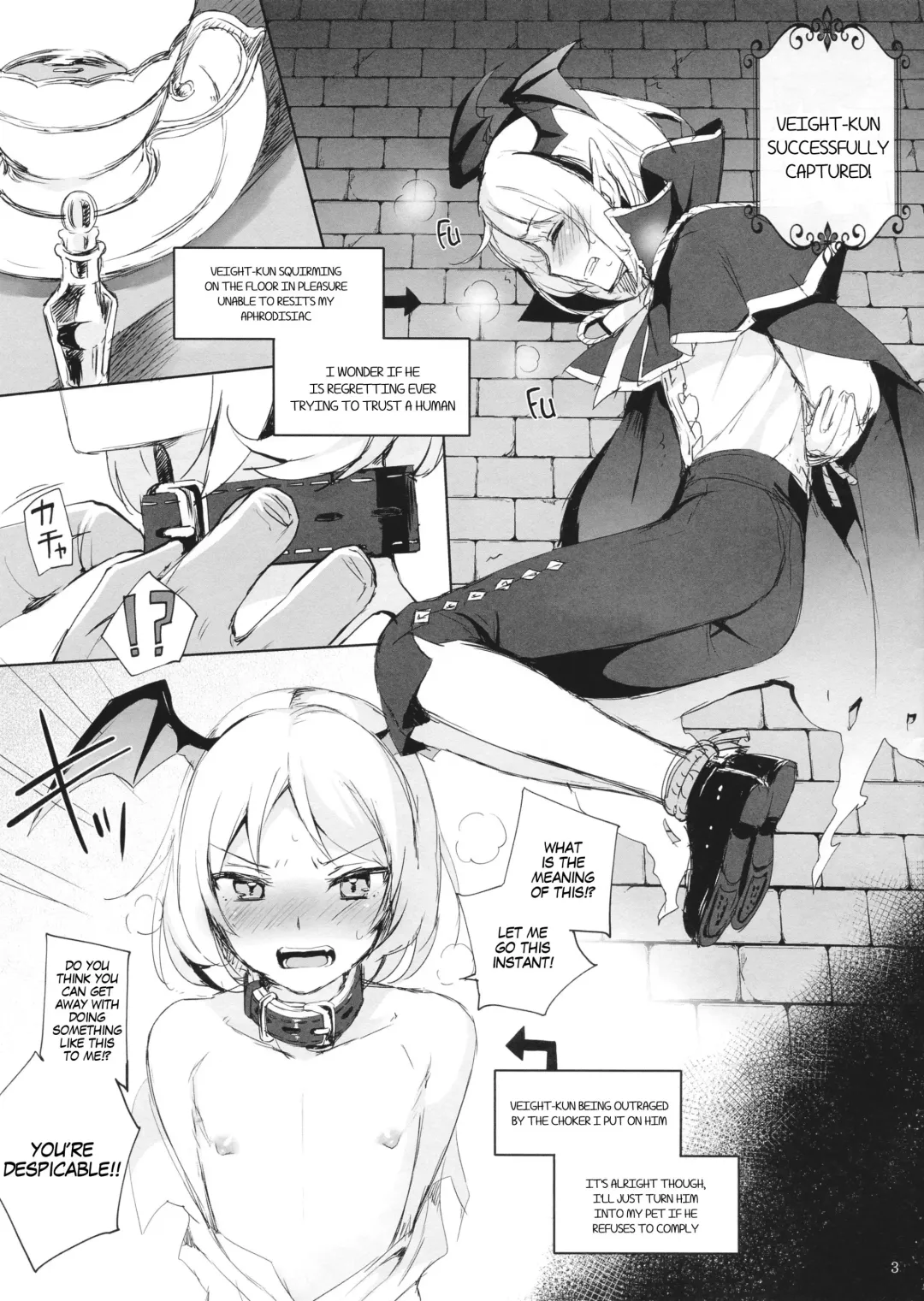[Nemunemu] Veight-kyun o Pet ni Shite Konekurimawasu | Turning Into a Pet and Screwing Around with Veight-kun Fhentai - Page 3