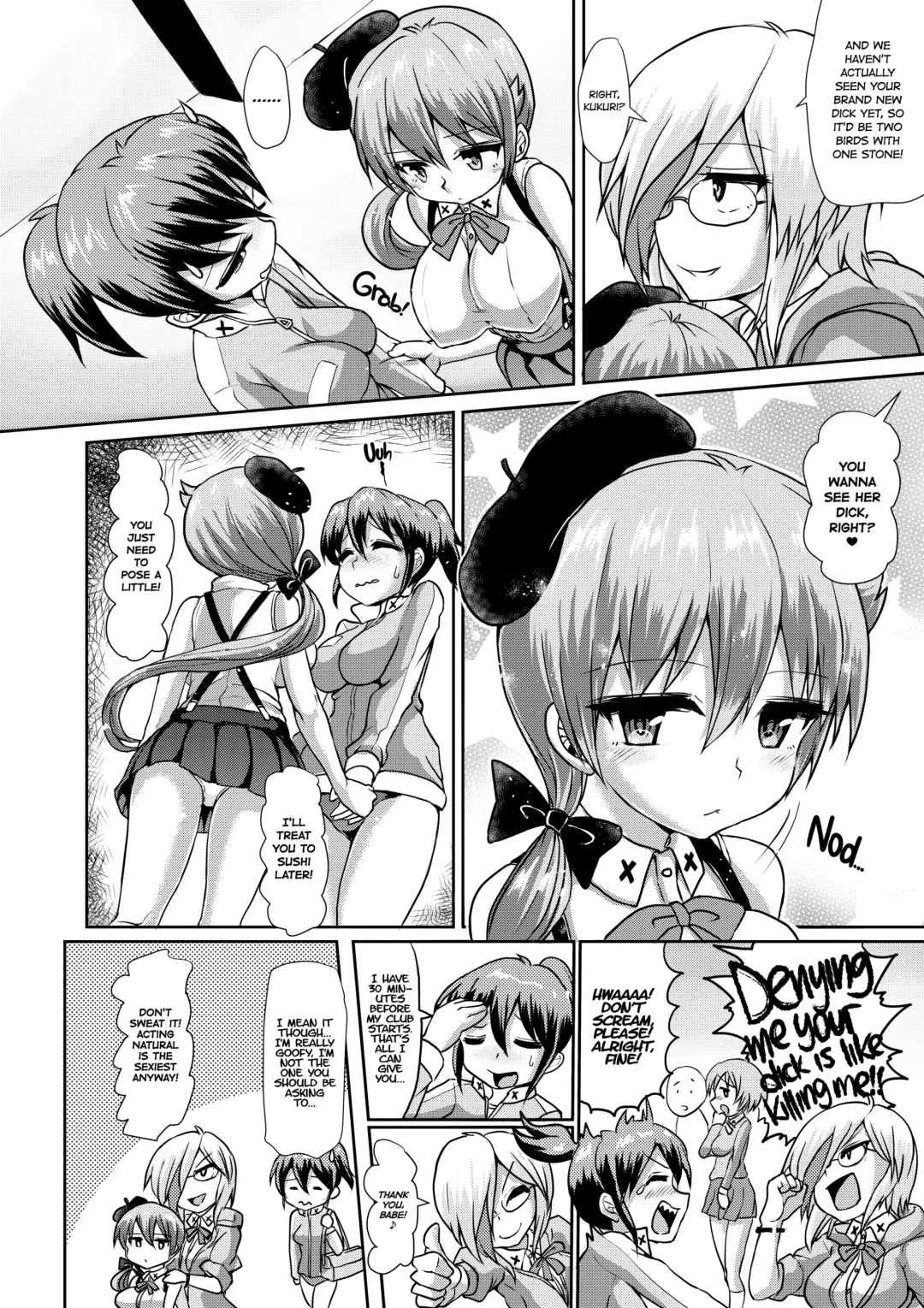 [Hakaba Yodomu] Futaman! -Houkago Shasei Sketch- | Futaman! -After School Raw Sketch- (decensored) Fhentai - Page 3
