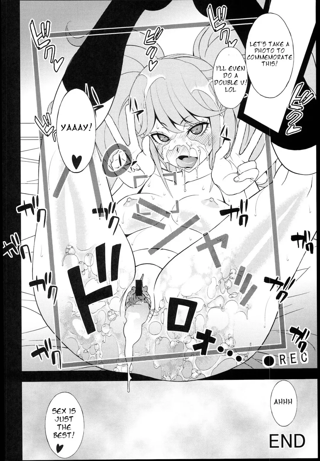 [Sanazura Hiroyuki] Chou Koukoukyuu Chinpo Izonshou Enkou Bitch Enoshima Junko | Super High School Level Penis Addiction Enoshima Junko Fhentai - Page 15