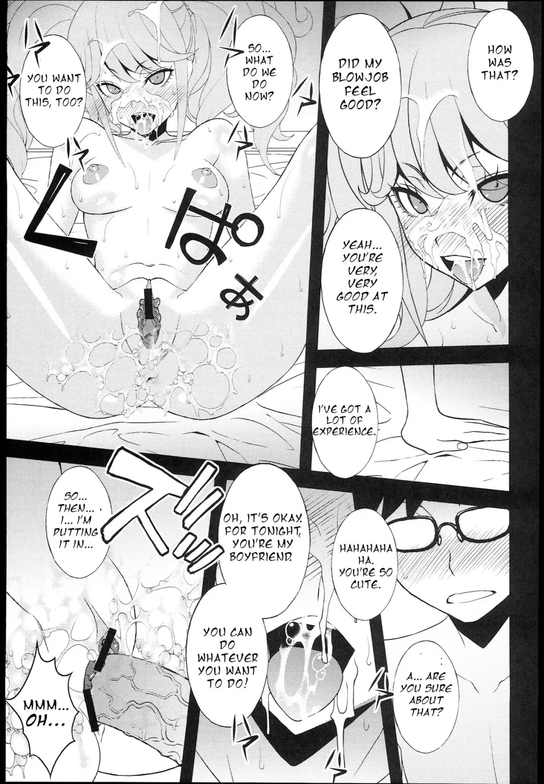 [Sanazura Hiroyuki] Chou Koukoukyuu Chinpo Izonshou Enkou Bitch Enoshima Junko | Super High School Level Penis Addiction Enoshima Junko Fhentai - Page 6