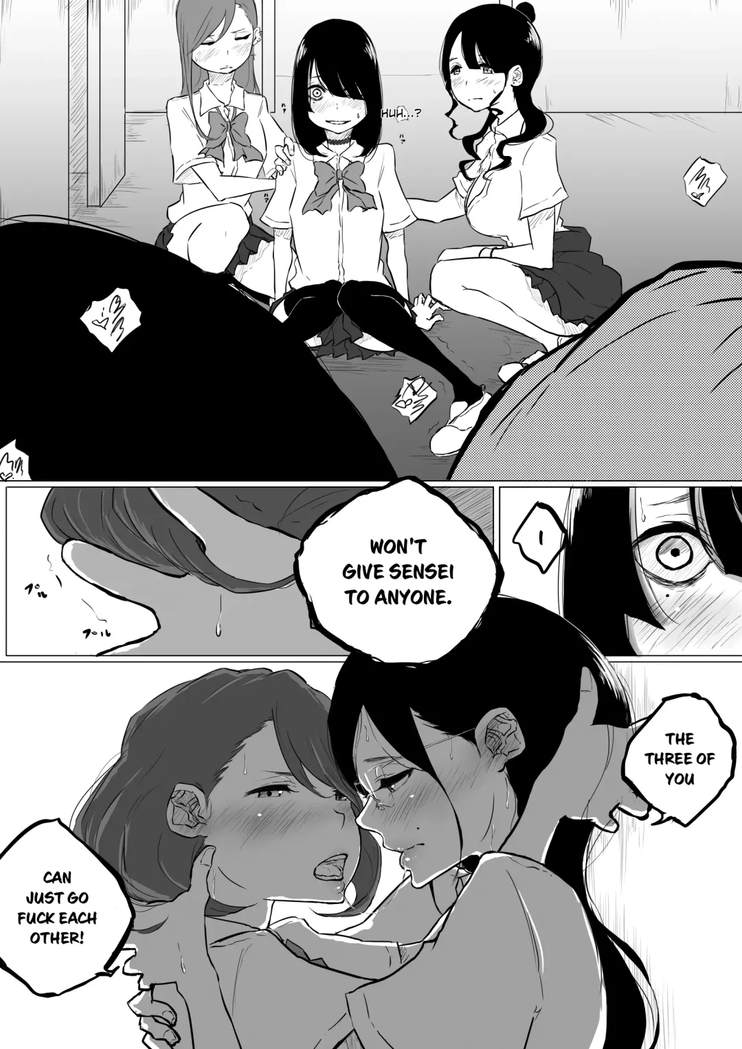 [Pandacorya] Sousaku Yuri: Les Fuuzoku Ittara Tannin ga Dete Kita Ken | I Went to a Lesbian Brothel and My Teacher Was There Fhentai - Page 13