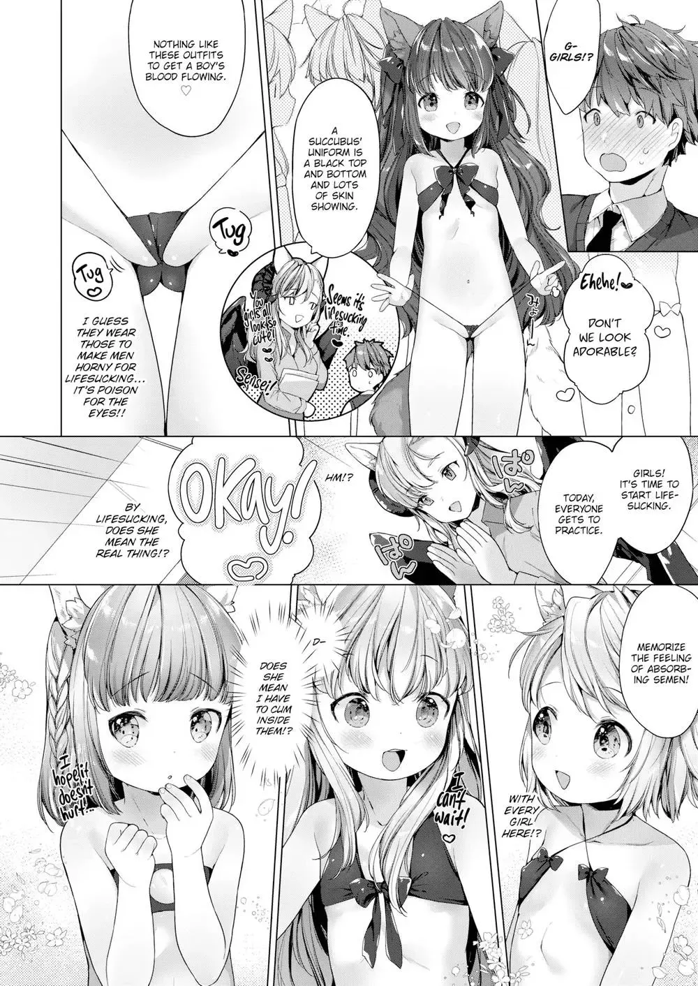 [Mutou Mato] Lil’ Devil Academy Sex Ed Life #03 - Koakuma wa Shoudoubutsu - Sweet devils as my pets Fhentai - Page 4