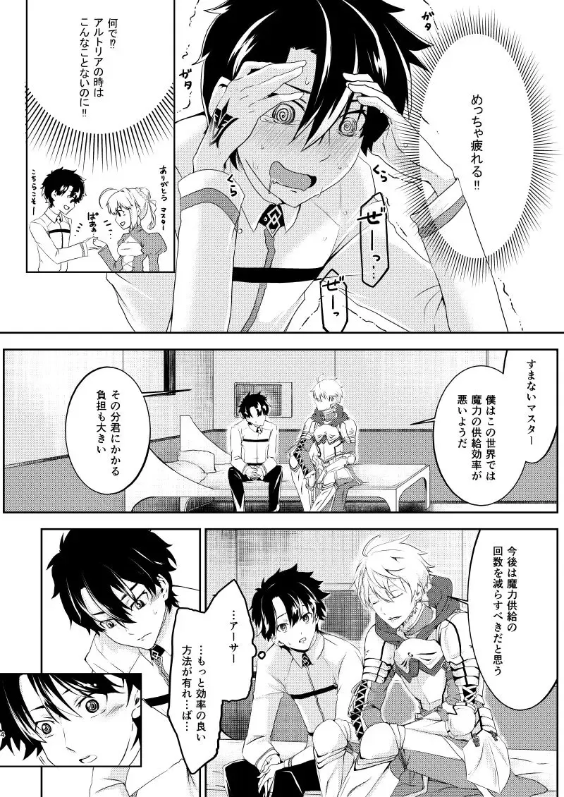 Uchidea no Kishi-ou to Master Kimi ga Ecchi na Maryoku Kyoukyuu Suru Fhentai - Page 3