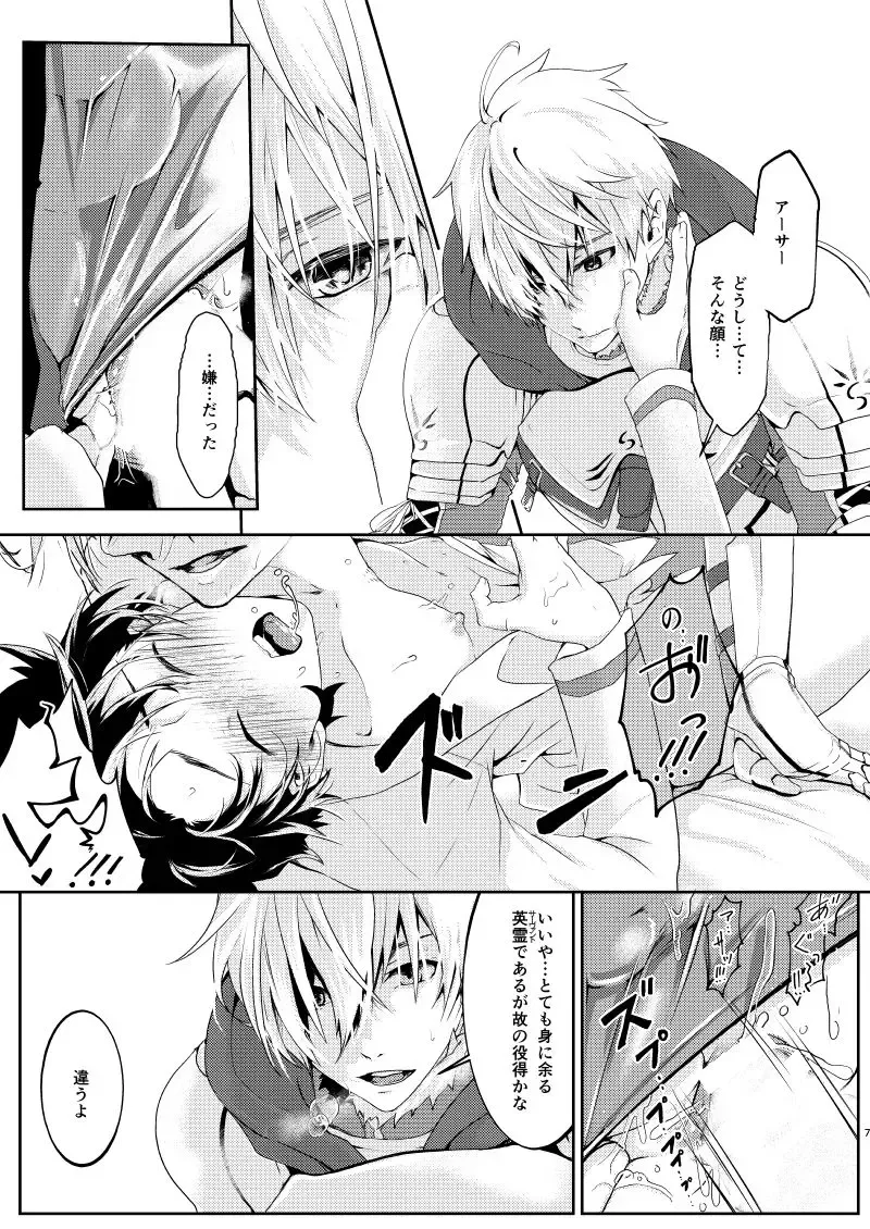 Uchidea no Kishi-ou to Master Kimi ga Ecchi na Maryoku Kyoukyuu Suru Fhentai - Page 6