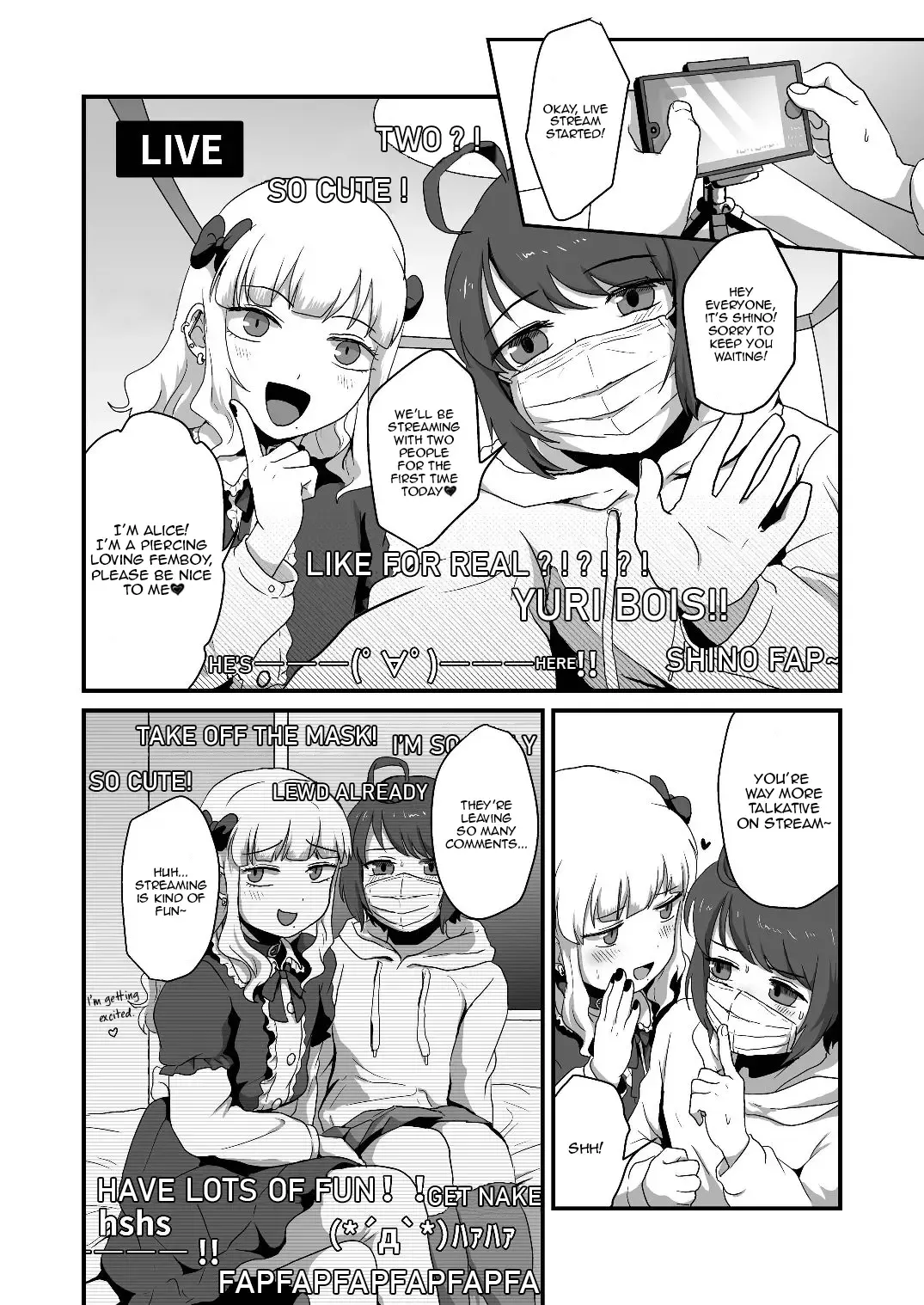 Hentai na Bokura no OffPako Haishin Mite Fhentai - Page 10