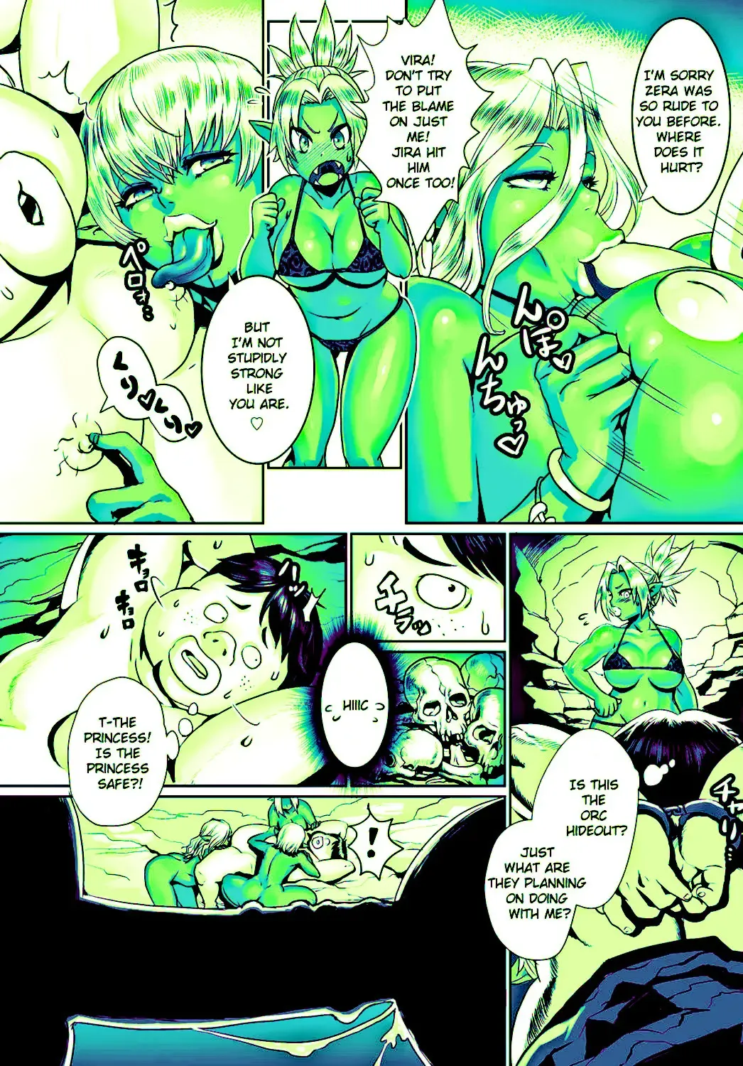 [Odd] Orc Musume wa Ikemen ga Osuki | Orc girls love handsome guys Fhentai - Page 4