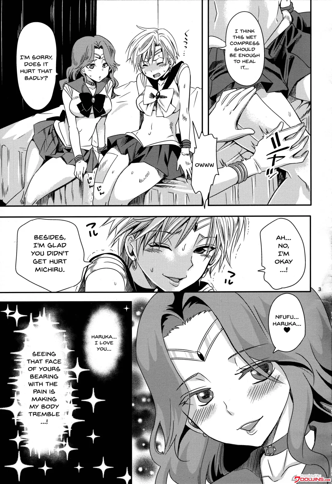 [Yu-ri] Idol Senshi ni Oshioki! ~Uranus no Junan Hen~ | Punishment For An Idol Soldier! ~Uranus Passion Edition~ Fhentai - Page 2