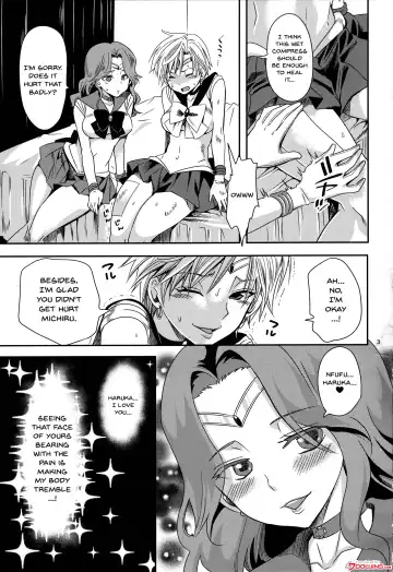 [Yu-ri] Idol Senshi ni Oshioki! ~Uranus no Junan Hen~ | Punishment For An Idol Soldier! ~Uranus Passion Edition~ Fhentai - Page 2