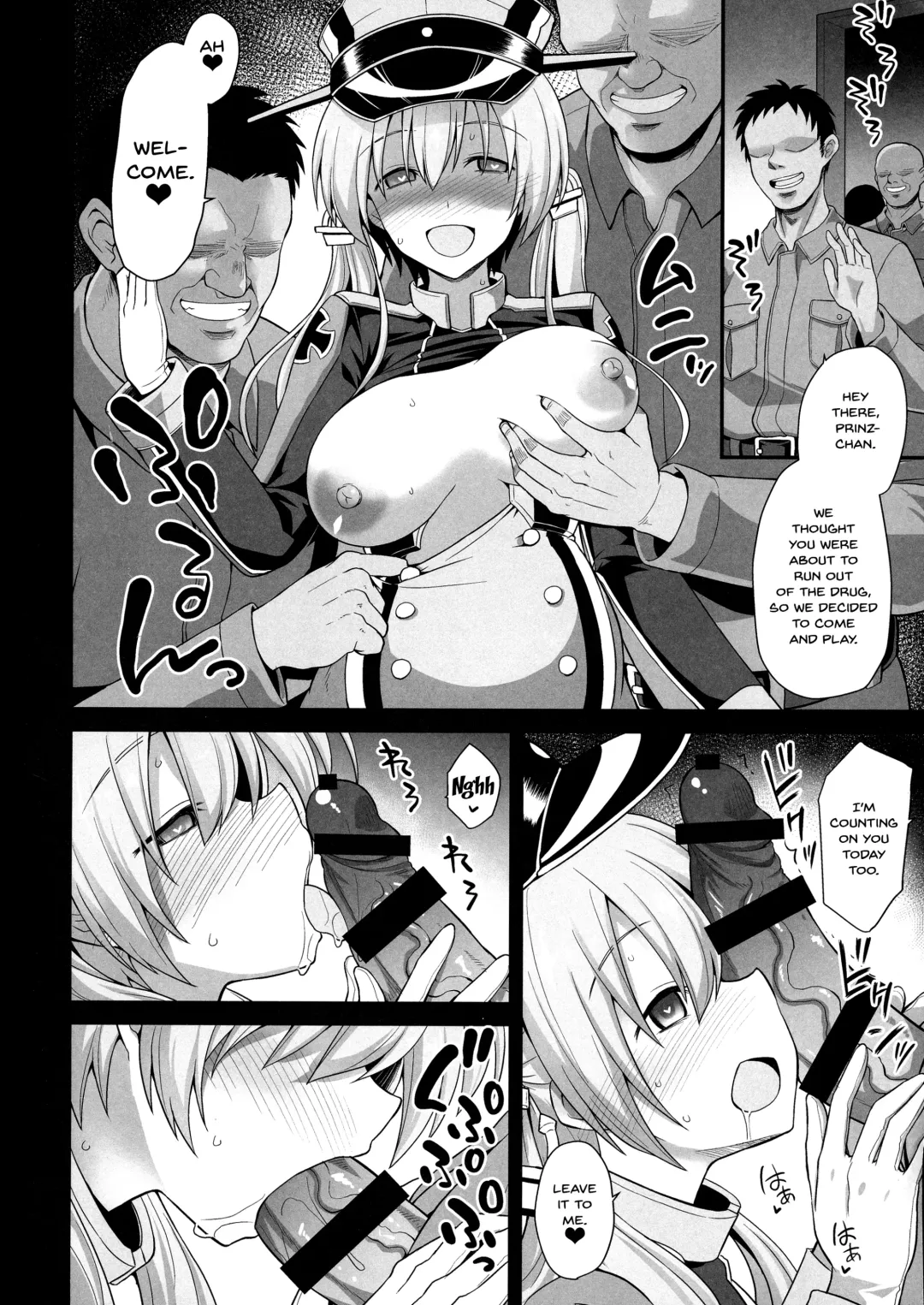 [Kokutou Nikke] Kanmusu Chakunin Prinz Eugen & Bismarck Shussan Hensai Botai Teikyou Fhentai - Page 4