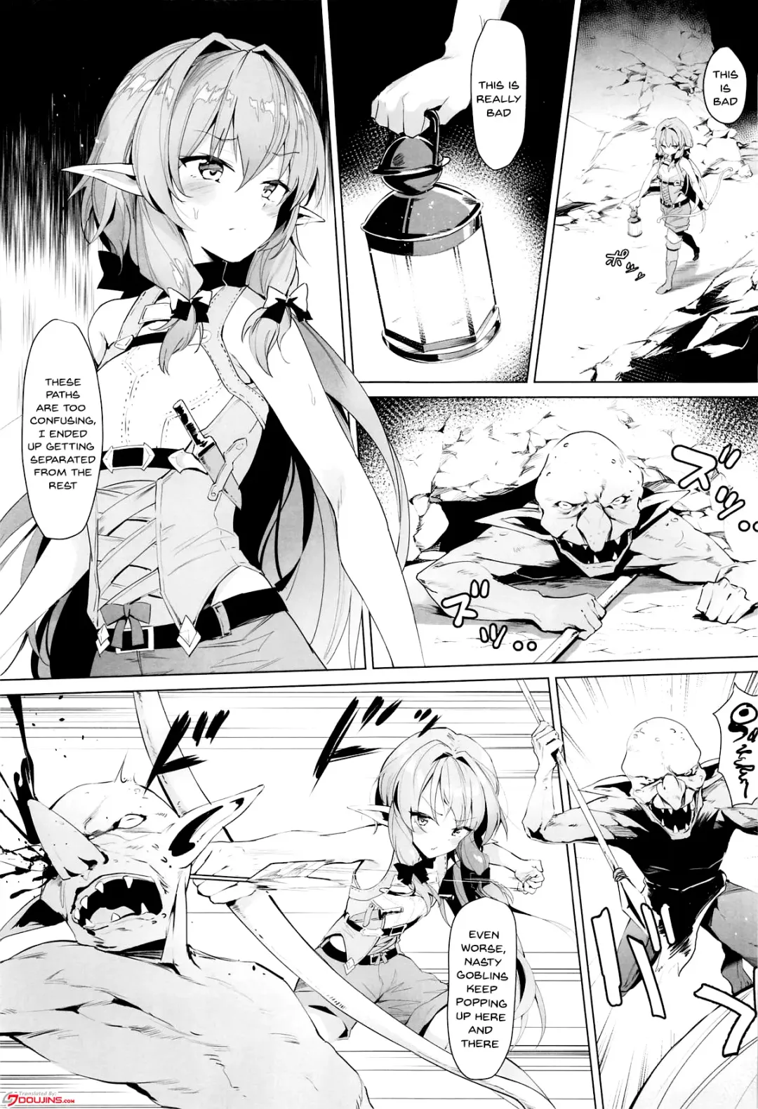 [Oniharigusa] Moshi Onna Seirei ga Goblin ni Tsukamattara... Fhentai - Page 2