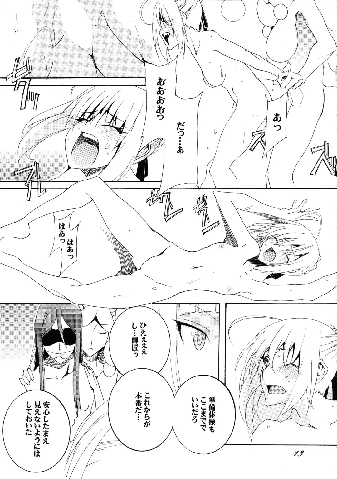 [Honoutsukai] Gray-tan x Saber-san no Hajikenbo Fhentai - Page 13