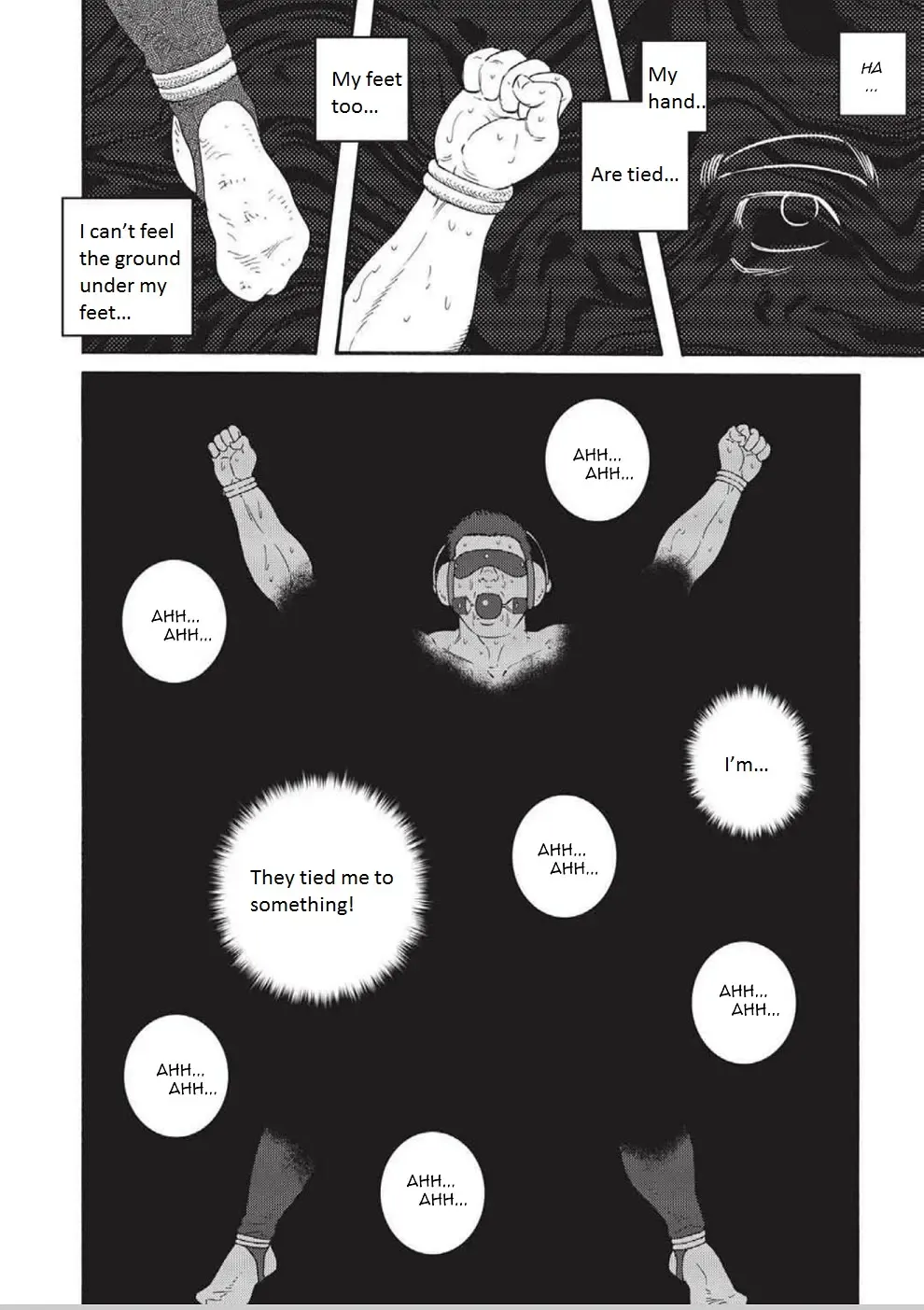 [Tagame Gengoroh] Dorei Choukyou Gasshuku | Slave Training Summer Camp Fhentai - Page 148