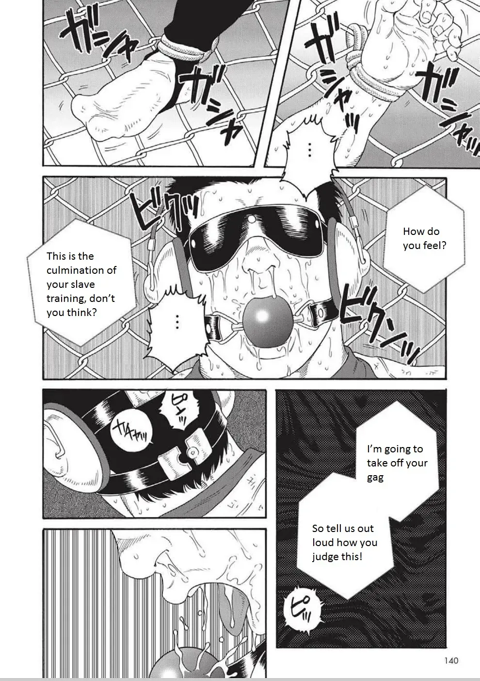 [Tagame Gengoroh] Dorei Choukyou Gasshuku | Slave Training Summer Camp Fhentai - Page 154