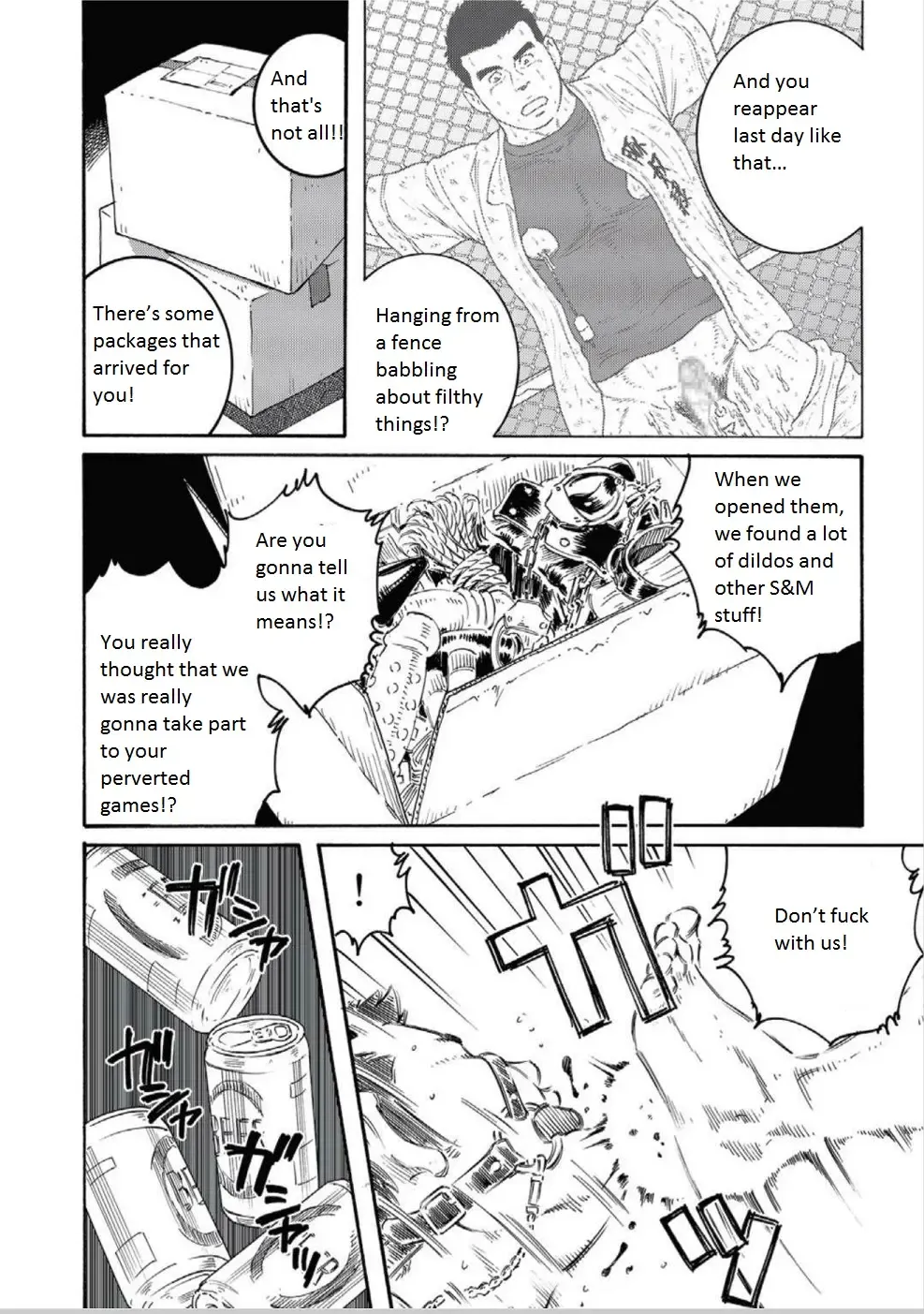 [Tagame Gengoroh] Dorei Choukyou Gasshuku | Slave Training Summer Camp Fhentai - Page 164