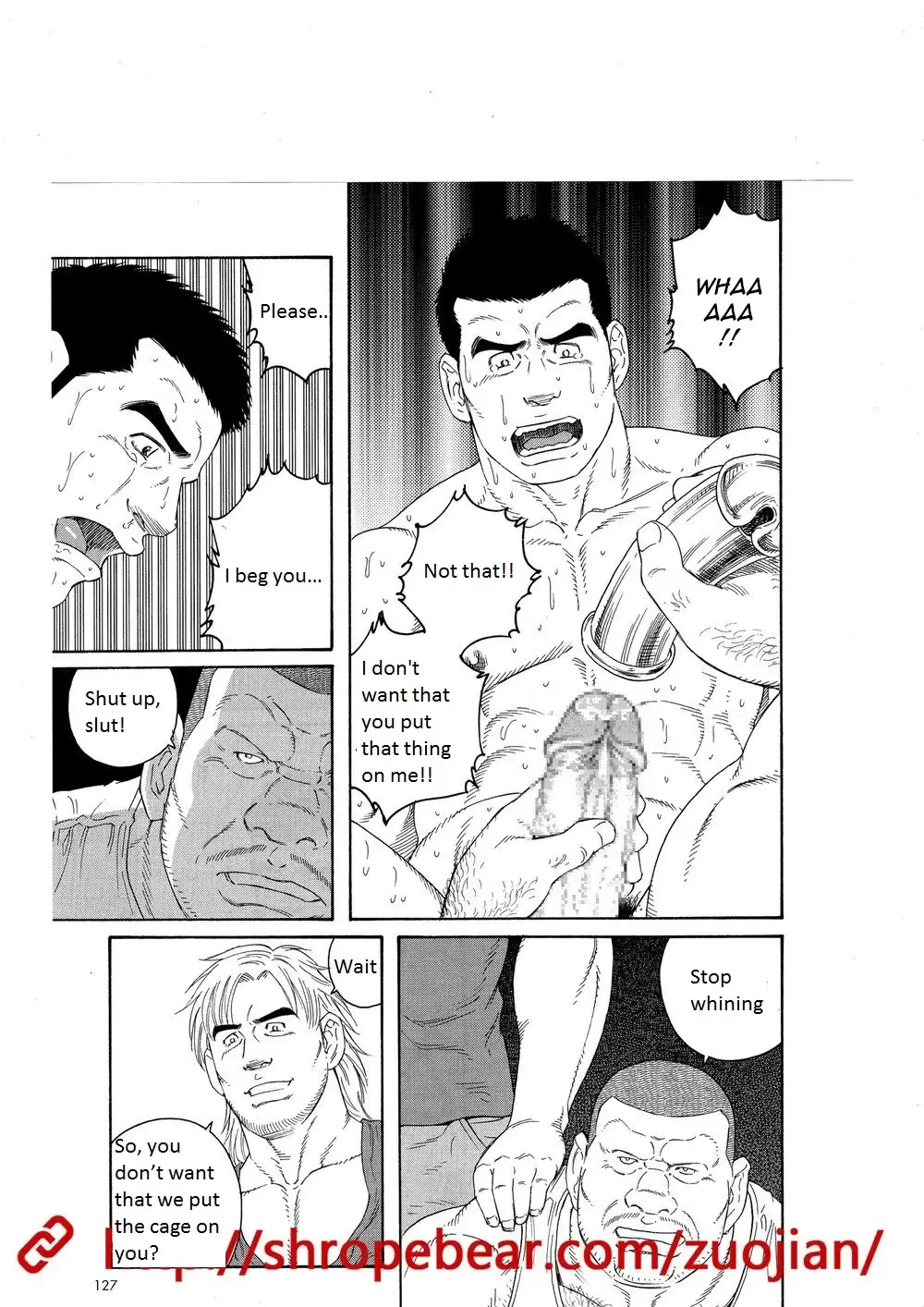 [Tagame Gengoroh] Dorei Choukyou Gasshuku | Slave Training Summer Camp Fhentai - Page 29