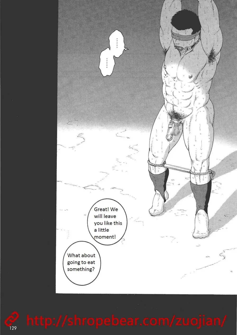 [Tagame Gengoroh] Dorei Choukyou Gasshuku | Slave Training Summer Camp Fhentai - Page 47