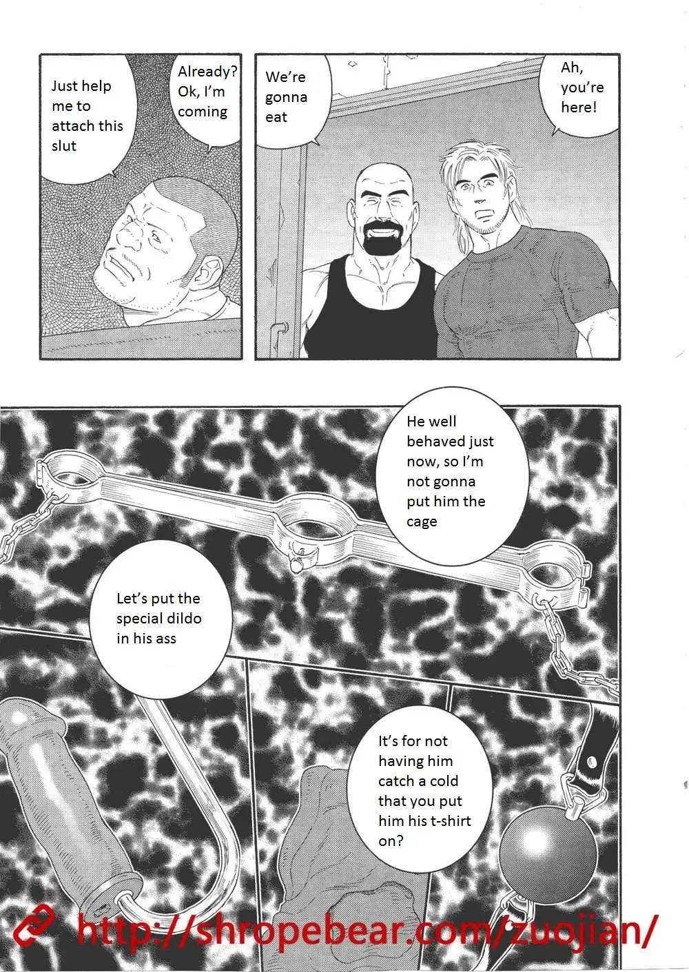 [Tagame Gengoroh] Dorei Choukyou Gasshuku | Slave Training Summer Camp Fhentai - Page 53