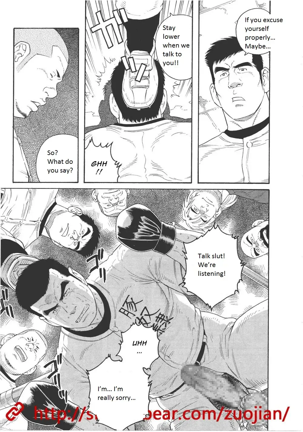 [Tagame Gengoroh] Dorei Choukyou Gasshuku | Slave Training Summer Camp Fhentai - Page 83