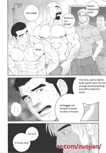 [Tagame Gengoroh] Dorei Choukyou Gasshuku | Slave Training Summer Camp Fhentai - Page 134