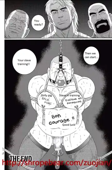 [Tagame Gengoroh] Dorei Choukyou Gasshuku | Slave Training Summer Camp Fhentai - Page 224