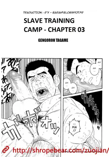 [Tagame Gengoroh] Dorei Choukyou Gasshuku | Slave Training Summer Camp Fhentai - Page 33