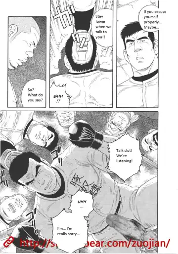 [Tagame Gengoroh] Dorei Choukyou Gasshuku | Slave Training Summer Camp Fhentai - Page 83