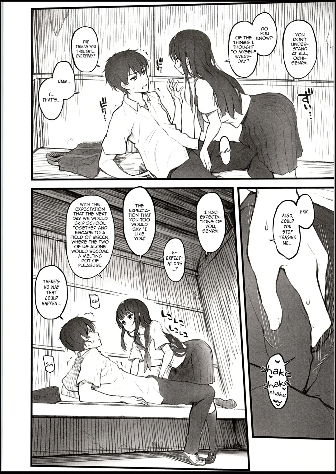 [Morimiya Masayuki] Natsu no Hi, Kouhai to, Bus-tei de. | On a Summer Day, with My Kouhai, at the Bus Stop. Fhentai - Page 7
