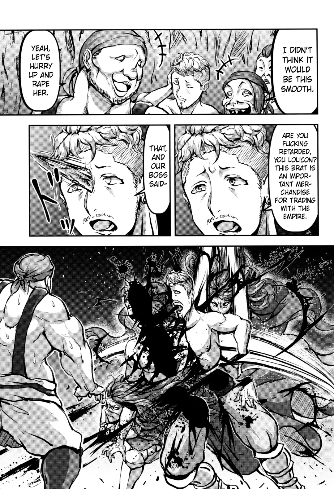 [Hangetsuban Sonshou] Kono Mi Kegareyou to mo | Even if my body gets defiled Fhentai - Page 28