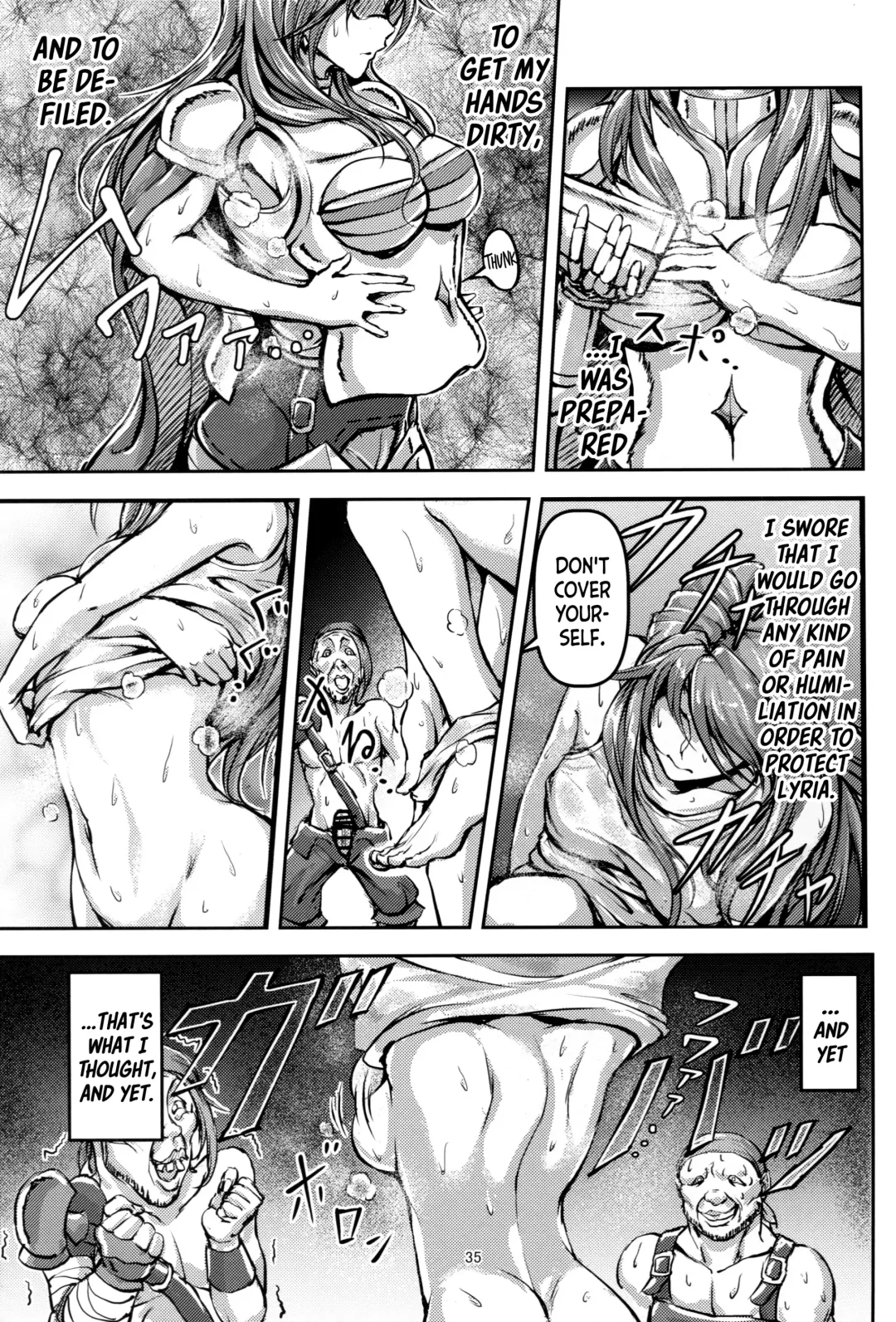 [Hangetsuban Sonshou] Kono Mi Kegareyou to mo | Even if my body gets defiled Fhentai - Page 34