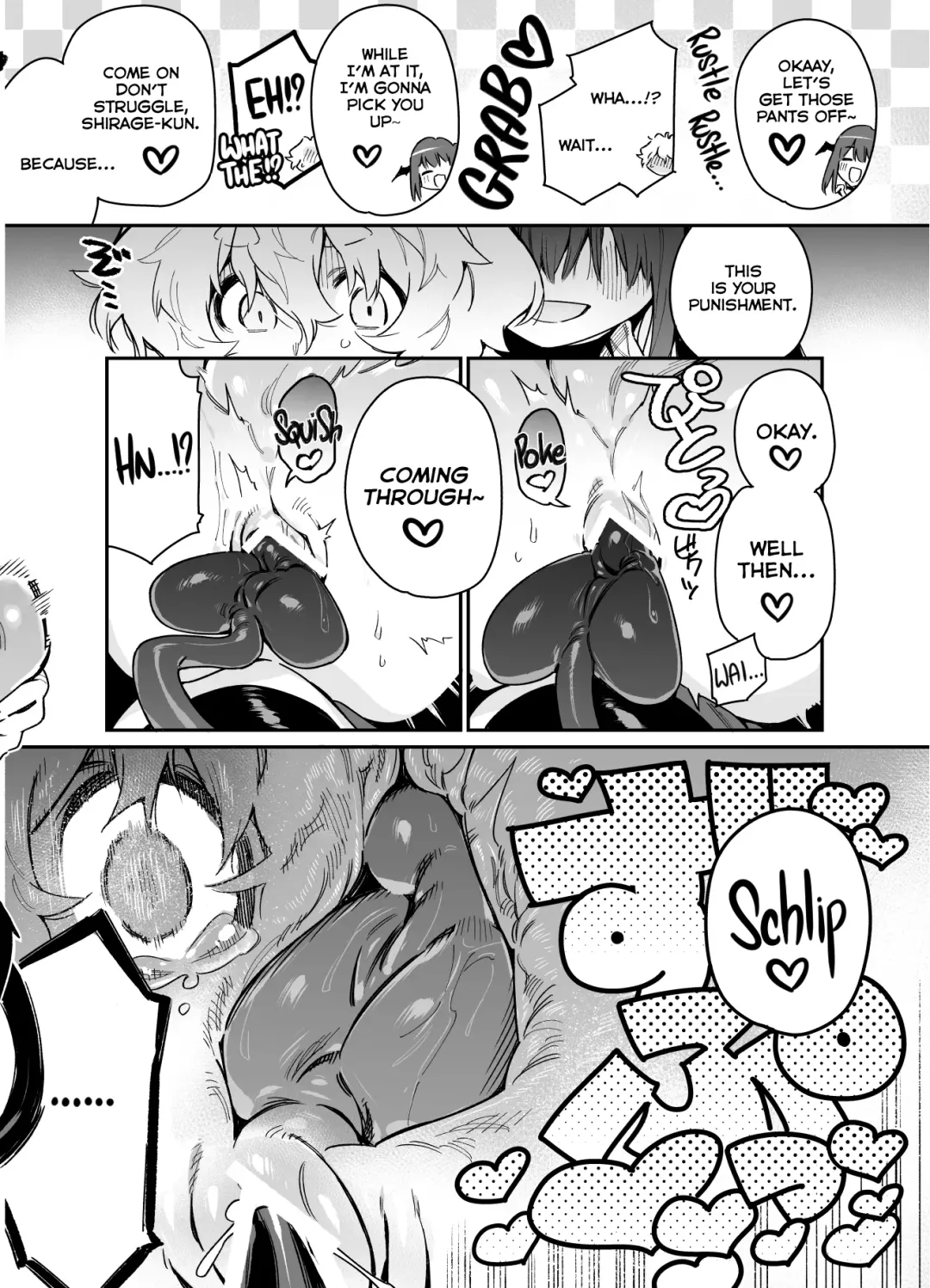 [Chomoran] Classmate no Joshi Inma ni Tsuugakuchuu no Denshanai de Osowarechau Danshi no Hanashi | Story of the Boy Who Gets Assaulted on the Train to School by a Girl from His Class Fhentai - Page 8