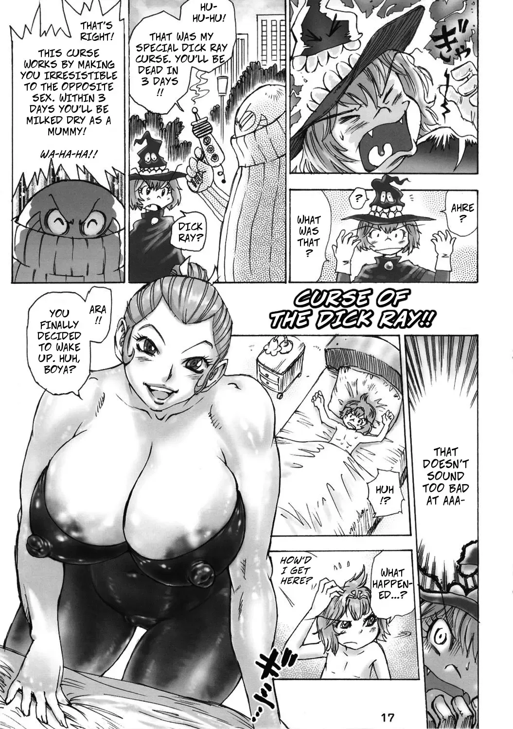 [Shark Yaminabe] Curse of the Dick Ray!! Fhentai - Page 1