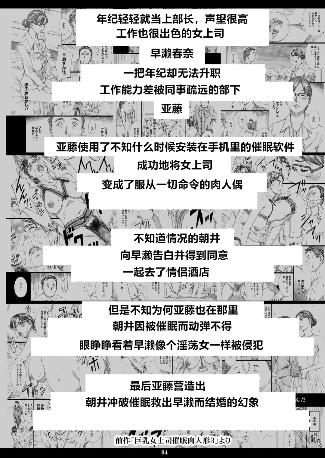 [Amano Ameno] Kyonyuu Onna Joushi Saimin Shinkon Seikatsu Fhentai - Page 3