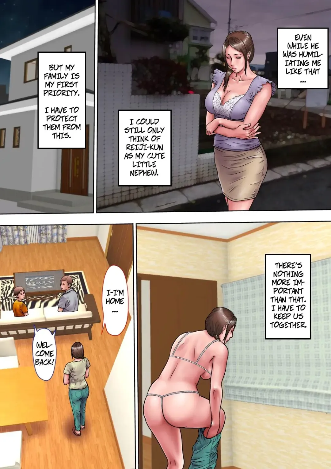 Akogare no Oba o Netoru | Cheating With My Sexy Aunt Fhentai - Page 47