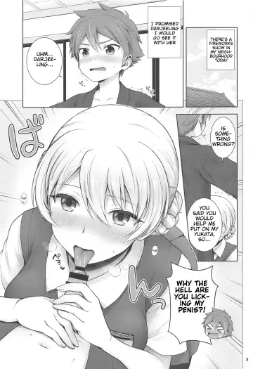 [Chacharan] Darjeeling to Koi Hanabi | Darjeeling and Love Fireworks Fhentai - Page 3