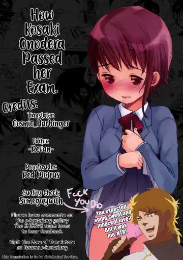 [Okada Kou] Onodera Kosaki wa Koushite Juken ni Seikou Shimashita. | How Kosaki Onodera Passed her Exam. Fhentai - Page 35