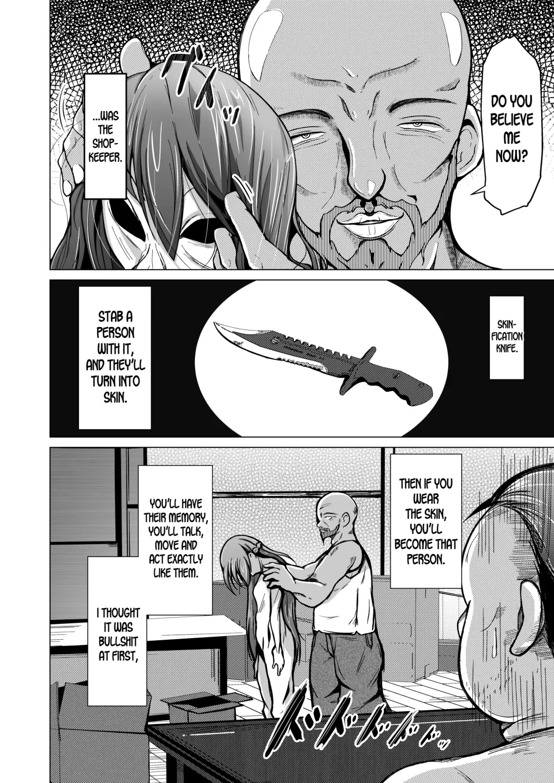 [Iwashita] Kawaka Knife | The Knife that turns You into Skin Fhentai - Page 3