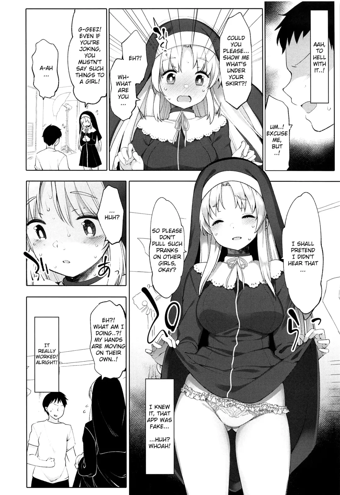 [Fujisaki Hikari] Sister Cleaire to Himitsu no Saimin Appli | Sister Cleaire and the Secret Hypnosis App Fhentai - Page 5
