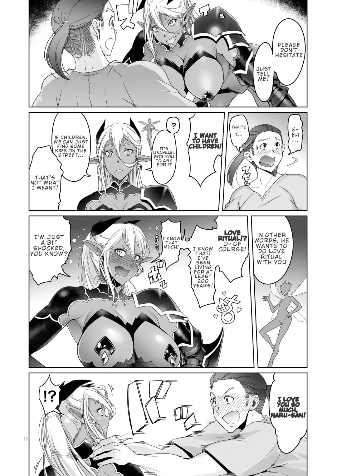 [Asaki Takayuki] Dark Elf to Yorozu no Zenkou | Dark Elf's Everlasting Good Deeds Fhentai - Page 11