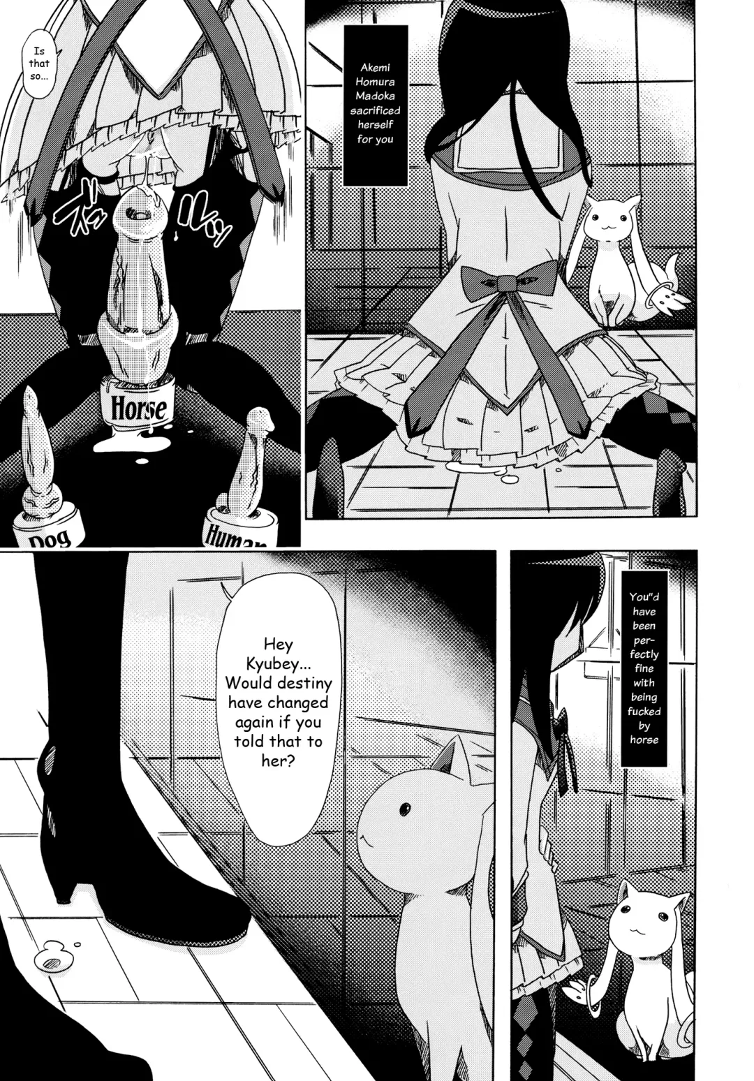 [Chikiko] pleco-de;T ★ Juukan Madoka Magica | Bestiality Madoka Magica Fhentai - Page 31