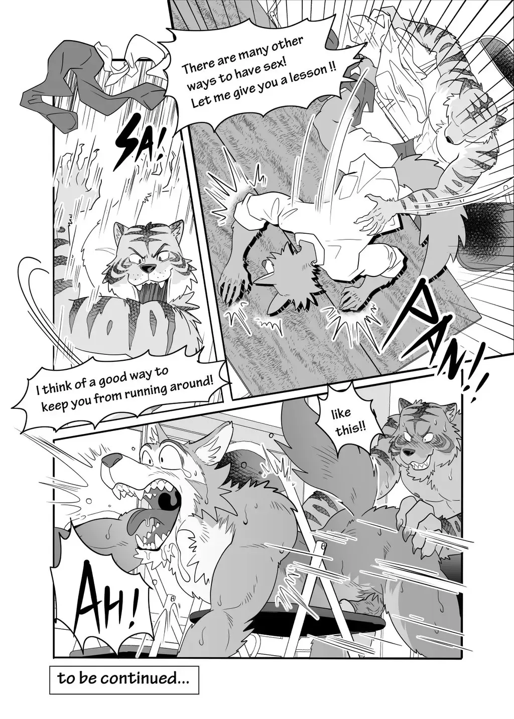 [Kuma Hachi] Sex Education from Tiger and Deer Fhentai - Page 14