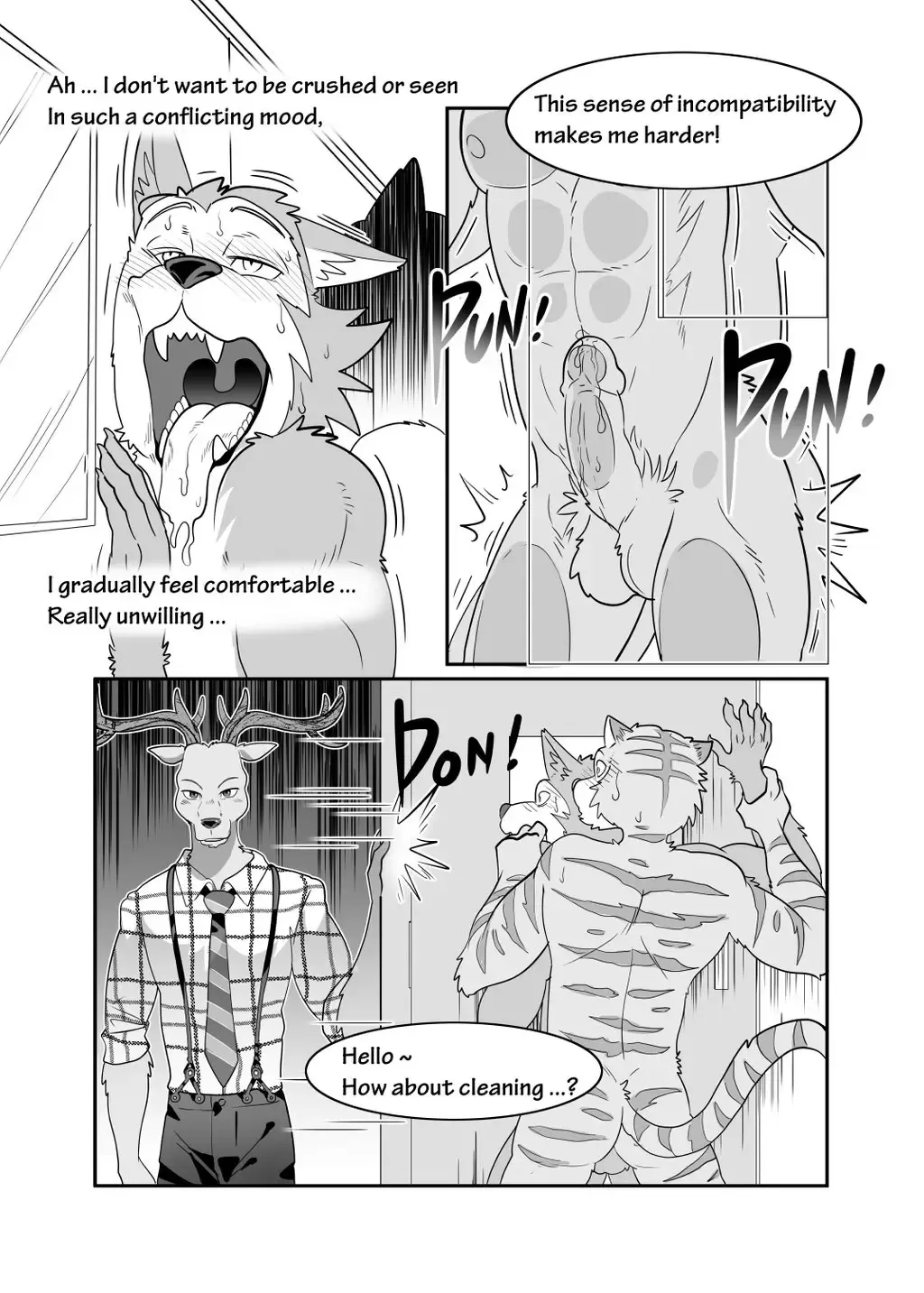 [Kuma Hachi] Sex Education from Tiger and Deer Fhentai - Page 20