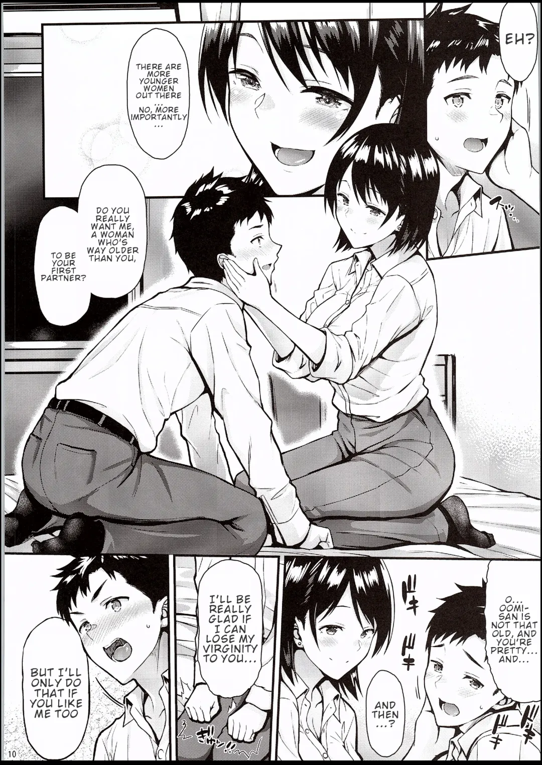 [Saemon] Ore no Hajimete wa Oumi-san ni Ubawaretai!! | I Want Senpai to Take My First Time!! Fhentai - Page 9