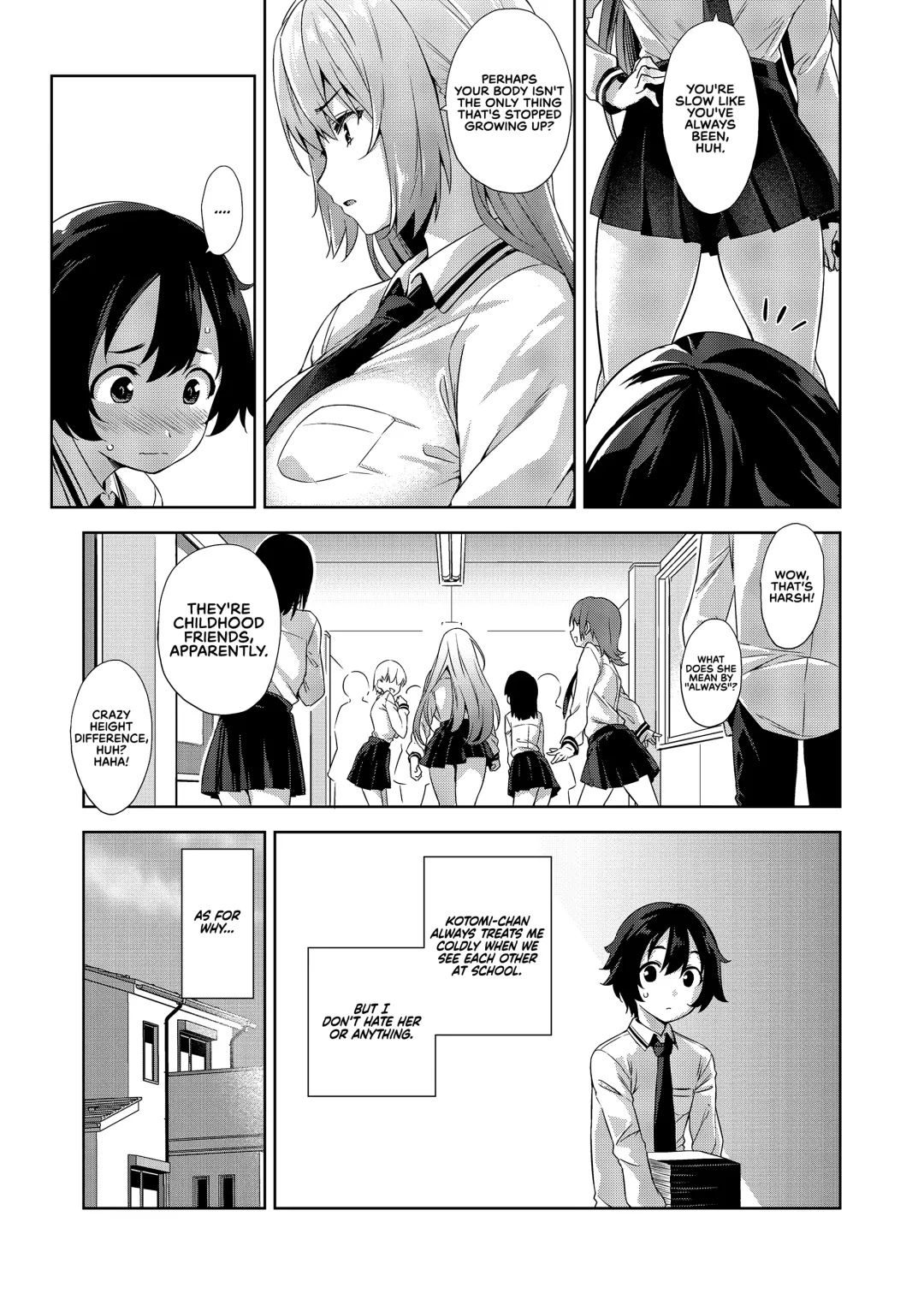 [Mikemono Yuu] Gakkou to Bed ja Seihantai no, Okkina Kanojo. | My Big Girlfriend Acts the Polar Opposite in Bed and at School. Fhentai - Page 6