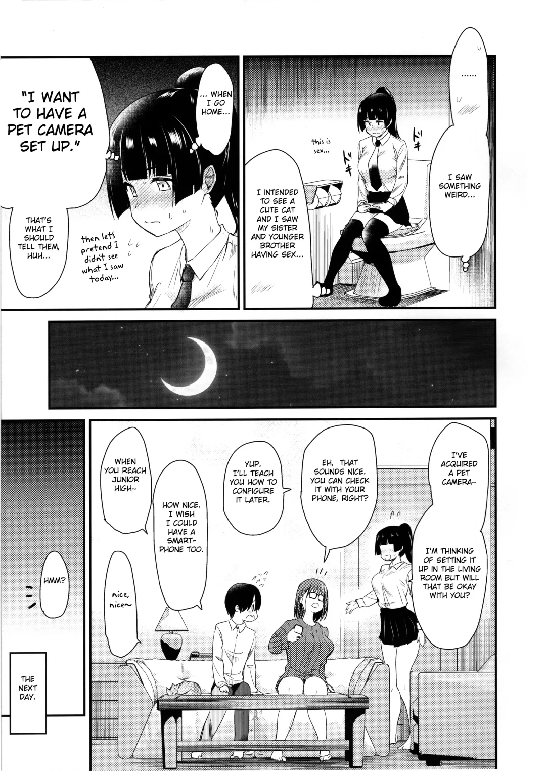 [Hijiri Tsukasa] Pet Mimamori Camera ni Ane to Otouto no Sex ga Utsutteta. Fhentai - Page 16
