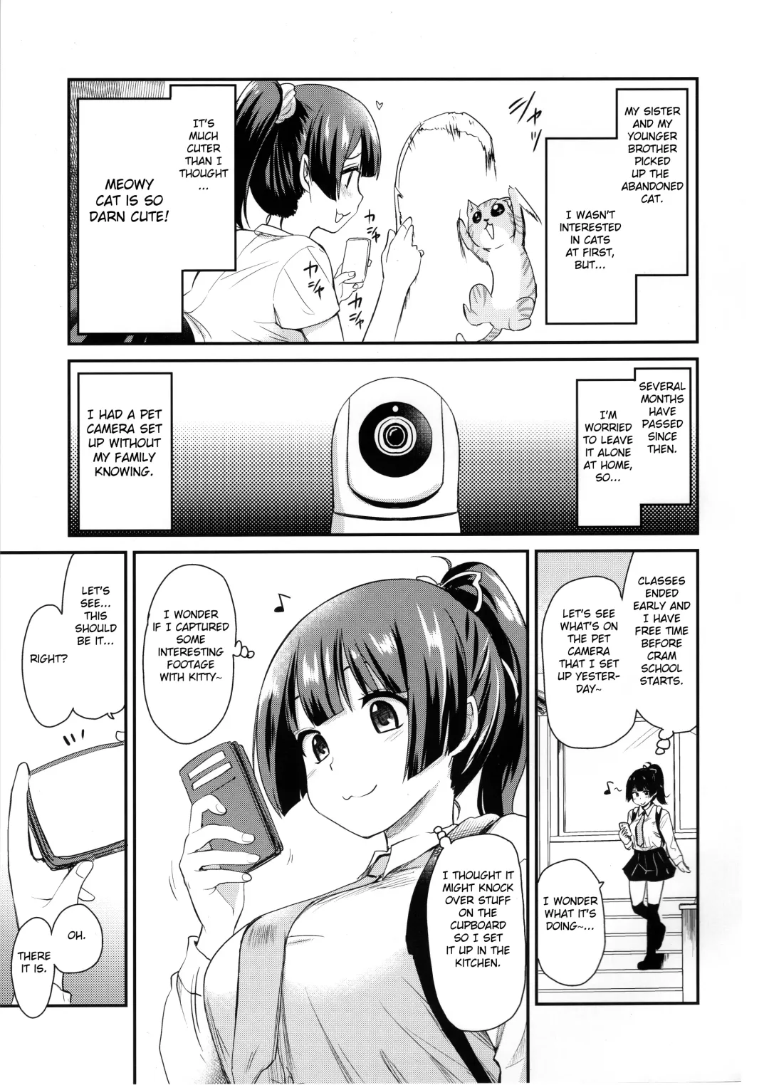[Hijiri Tsukasa] Pet Mimamori Camera ni Ane to Otouto no Sex ga Utsutteta. Fhentai - Page 4